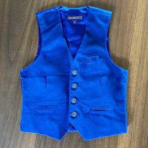 Boy's Formal Velvet Suit Vest - Size 4